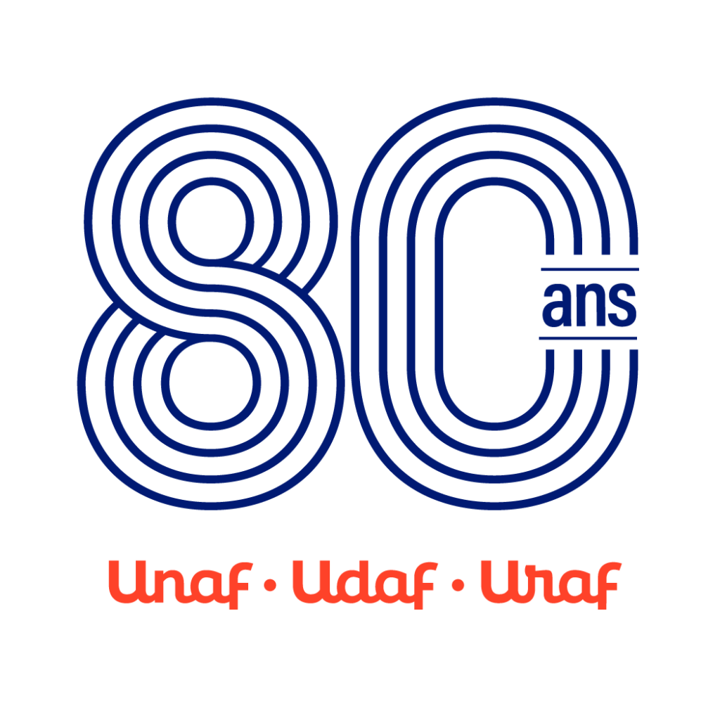 logo 80 ans de l'udaf